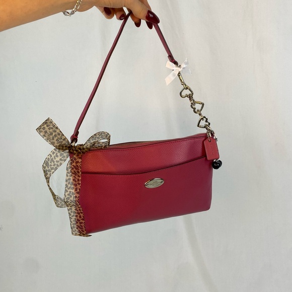coach sunset red pop pouch bag - Picture 4 of 9